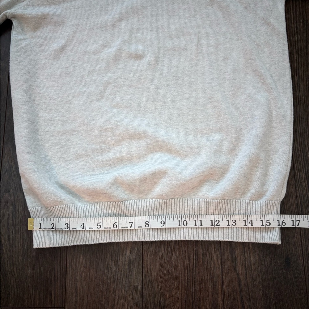 ZARA Essentials Light Grey Relaxed Fit Turtleneck Sweater XL - Picture 9 of 14